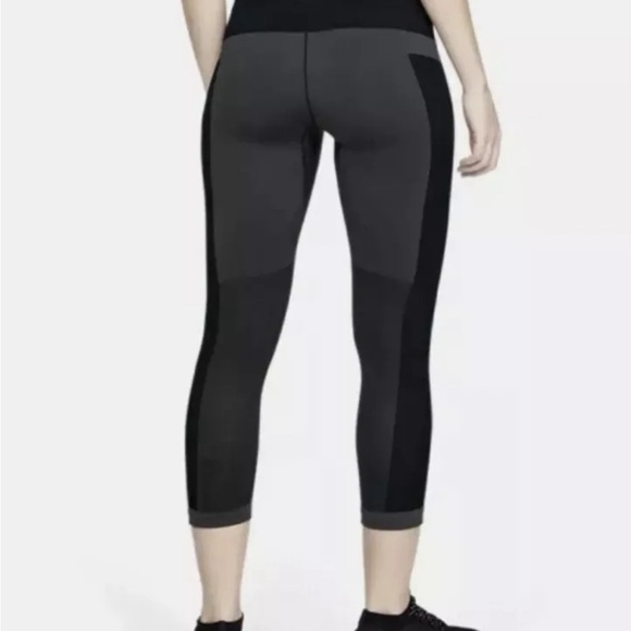 Under Armour VANISH SEAMLESS CROP BLUE/BLACK WOMEN’S Sz Large - Picture 2 of 7